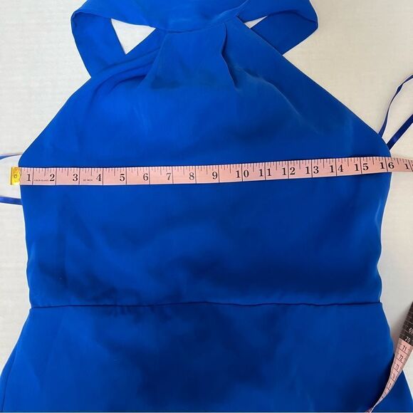 *marks* NWOT Revolve x About Us Rose Halter Dress in Cobalt | Size M - Picture 11 of 11